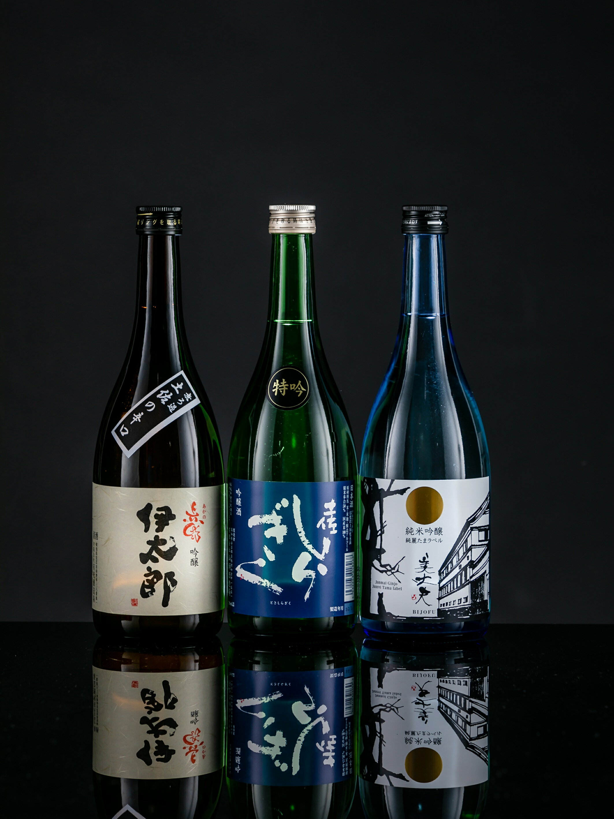 コロナ 緊急支援 東部蔵元 吟醸・純米吟醸のみ比べセット 720ml×3本 飲み比べ セット＜田野町、安田町、安芸市共通返礼品＞ 吟醸酒 純米吟醸酒 日本酒 酒 おさけ 美丈夫 しらぎく 玉川