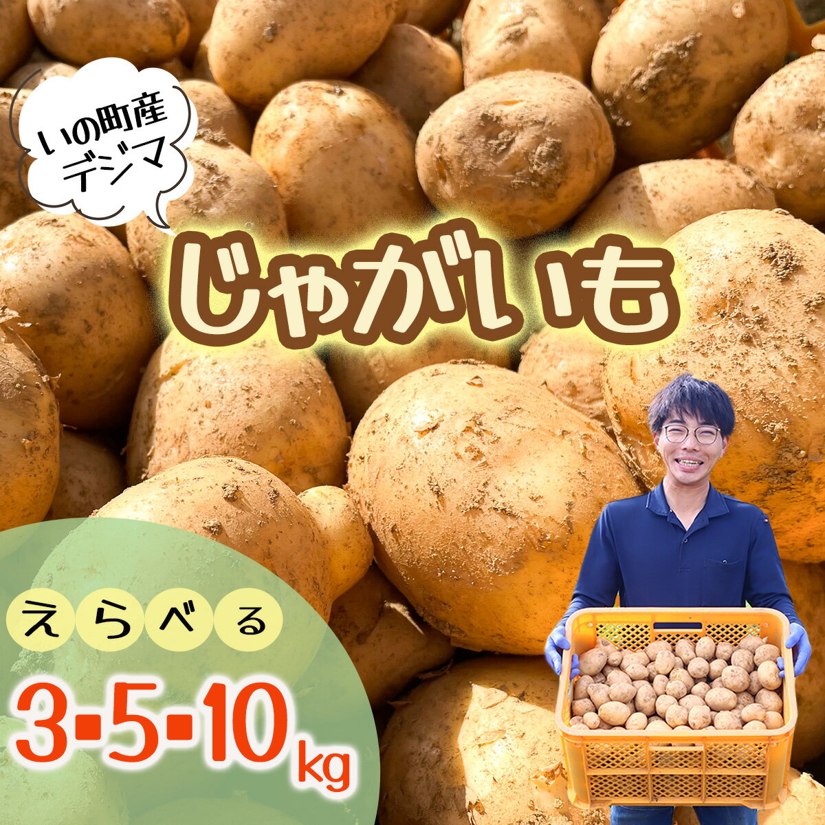 選べるじゃがいも3・5・10kg（デジマ）
