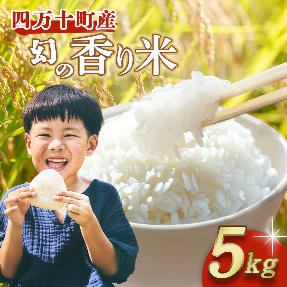 四万十育ち！冷めても香る幻の米『香り米』　5kg　米 こめ コメ 農家 おむすび お米 おこめ 十和錦 お弁当 贈答品 香り米／Fnp-01