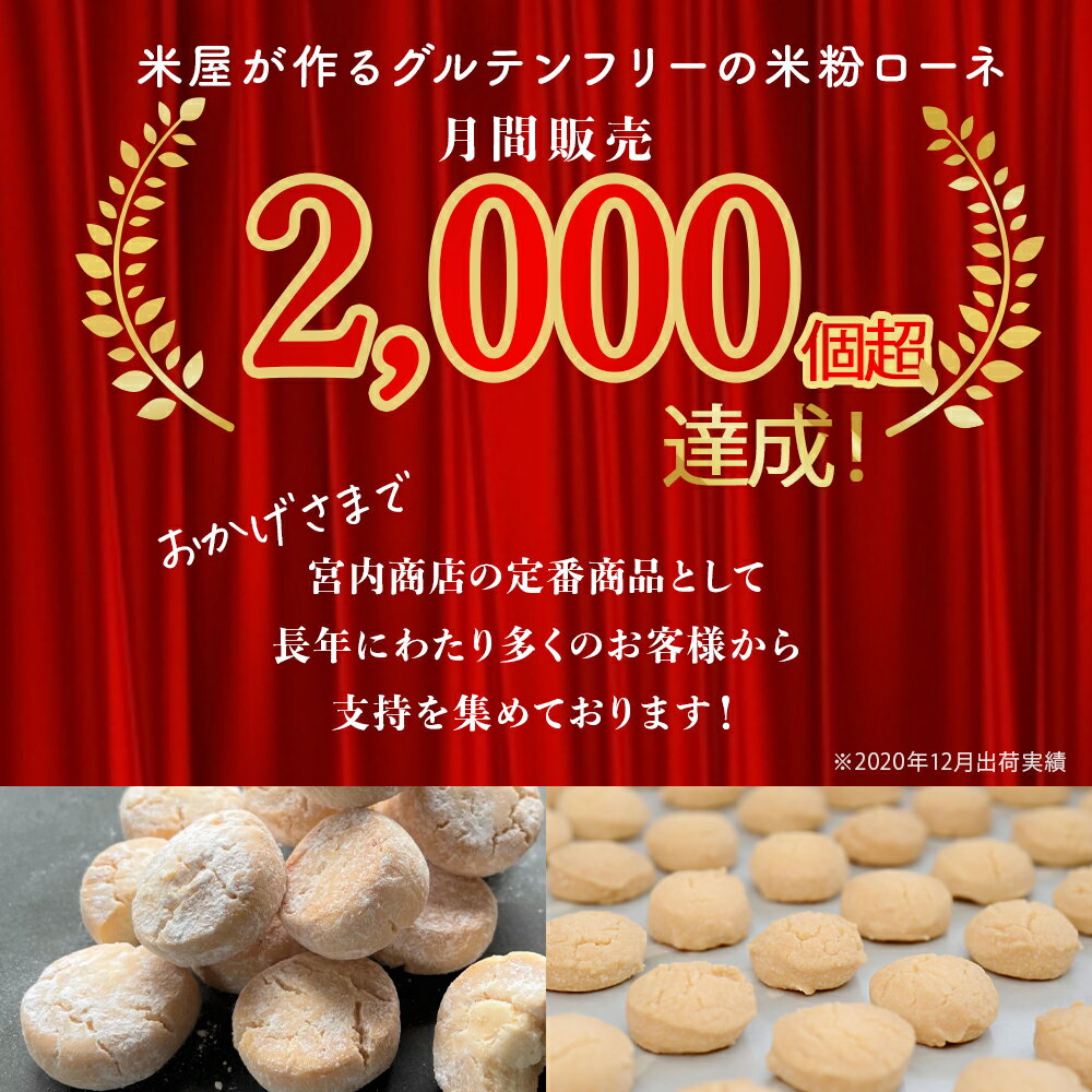 【ふるさと納税】 グルテンフリーのクッキー 米粉ローネ 2ボトル or 4ボトル お菓子 クッキー 焼き菓子 米粉クッキー おやつ グルテンフリー デザート 洋菓子 - 画像2