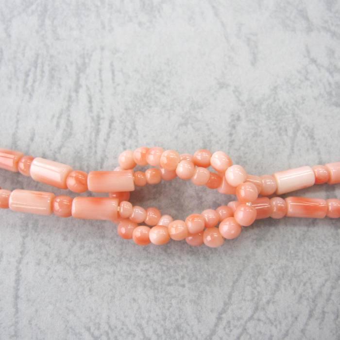 【ふるさと納税】天然ピンク珊瑚の組み羽織紐 サムネイル2