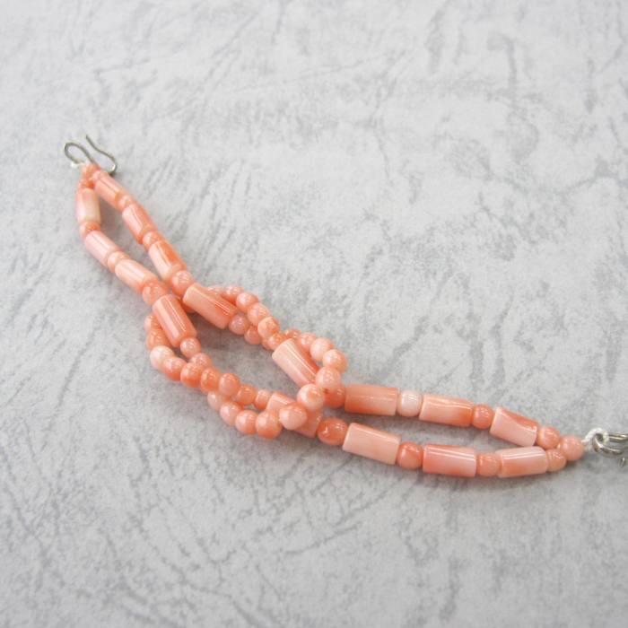 【ふるさと納税】天然ピンク珊瑚の組み羽織紐 サムネイル3