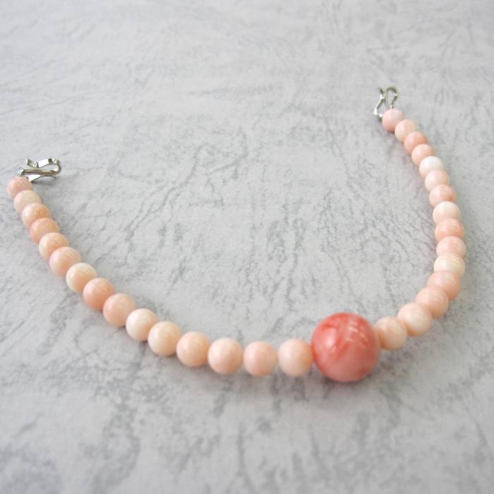 【ふるさと納税】天然ピンク珊瑚の羽織紐 サムネイル2