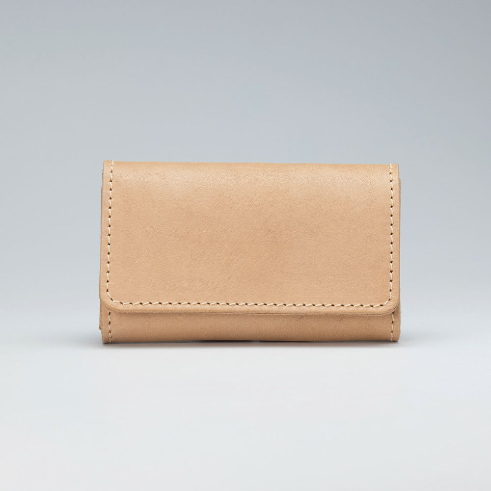 【ふるさと納税】牛革 ラウンド名刺入れ (2部屋仕立て) 1点 中仕切りつき カードケース 仕切り カード 本革 名刺ケース レザー ヌメ革 雑貨 小物 革製品 おしゃれ ハンドメイド 受注生産 完全自社生産 サムネイル3