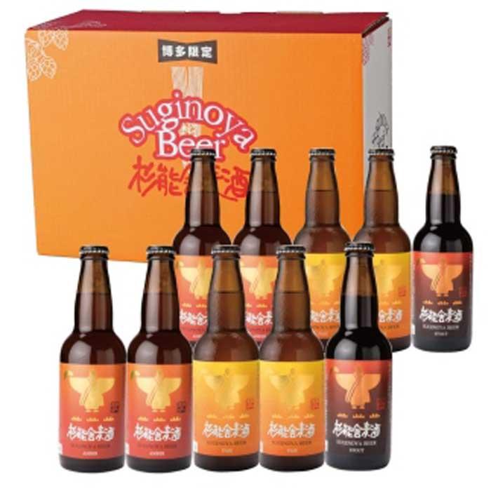 【ふるさと納税】福岡の酒蔵　杉能舎ビール10本セット | 福岡県 福岡市 福岡 九州 返礼品 お酒 酒 クラフトビール ビール クラフト ご当地ビール 飲み比べ 飲み比べセット 詰め合わせ お取り寄せ 取り寄せ アルコール飲料 アルコール ひとり呑み パーティ サムネイル2