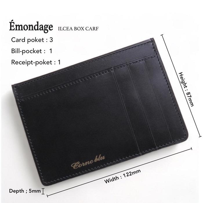 【ふるさと納税】【福岡市】Cornoblu　イルチアカーフ　ミニマムウォレット　ブラック | 雑貨 小物 ファッション 人気 おすすめ 送料無料 サムネイル3