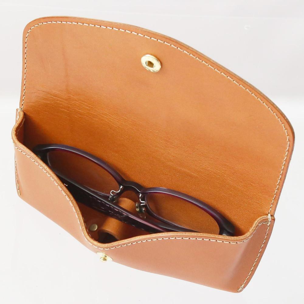 【ふるさと納税】フラップメガネケース＜カラー選択可能＞【福岡市内製造】 | 革製品 レザーグッズ 雑貨 日用品 おすすめ 送料無料 サムネイル2