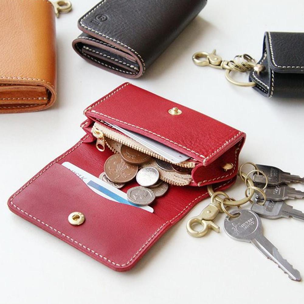 【ふるさと納税】フィットインキーケース＜カラー選択可能＞【福岡市内製造】 | 革製品 レザーグッズ 雑貨 日用品 おすすめ 送料無料 サムネイル3