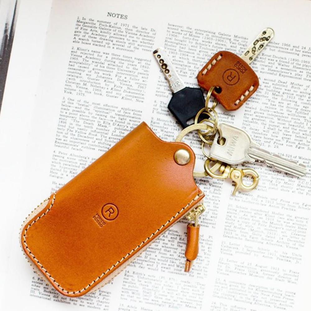 【ふるさと納税】レザーZIPキーケース＜カラー選択可能＞【福岡市内製造】 | 革製品 レザーグッズ 雑貨 日用品 おすすめ 送料無料 サムネイル2