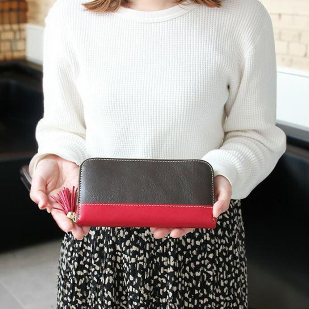 【ふるさと納税】長財布＜カラー選択可能＞【福岡市内製造】 | 革製品 レザーグッズ 雑貨 日用品 おすすめ 送料無料 サムネイル2