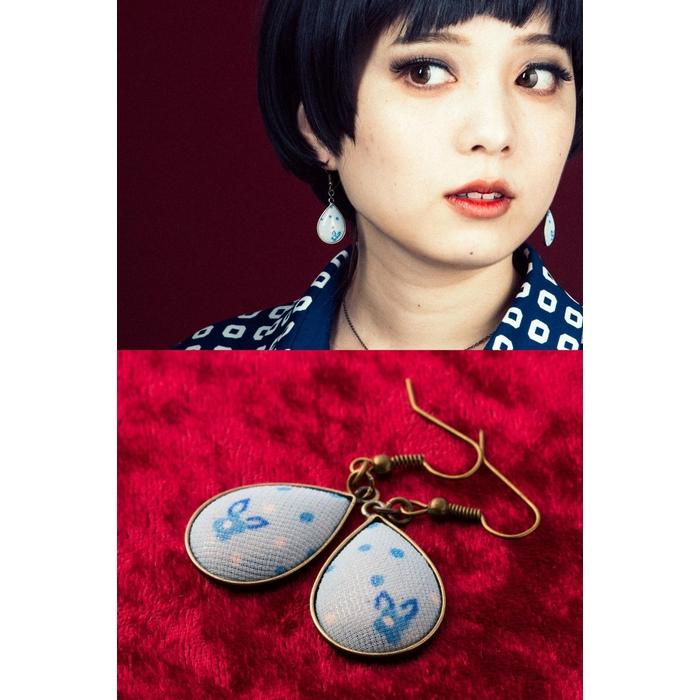 【福岡市返礼品】昭和ビンテージ　しずくピアス | アクセ ファッション 人気 おすすめ 送料無料