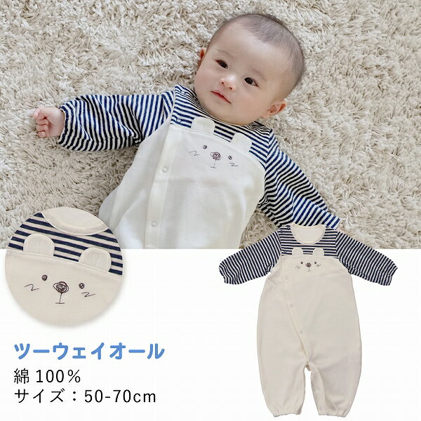 【ふるさと納税】限定デザイン 2025年 福袋 赤ちゃんの城 冬の福袋 ネイビー 8点 青系 セット 冬 ベビー 赤ちゃん 出産準備 出産祝い ツーウェイオール スタイ ベスト 短肌着 コンビ肌着 ガーゼハンカチ 沐浴 新生児 福岡県 久留米市 送料無料 サムネイル3