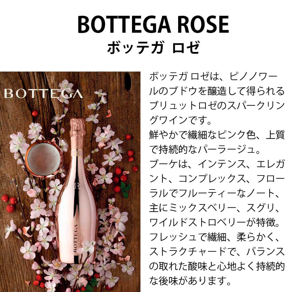 【ふるさと納税】福智山ダム熟成 スパークリングワイン ロゼ FD312 ボッテガ ロゼ 750ml×1本 スパークリング ワイン 福岡県 直方市 冷蔵 送料無料 サムネイル3