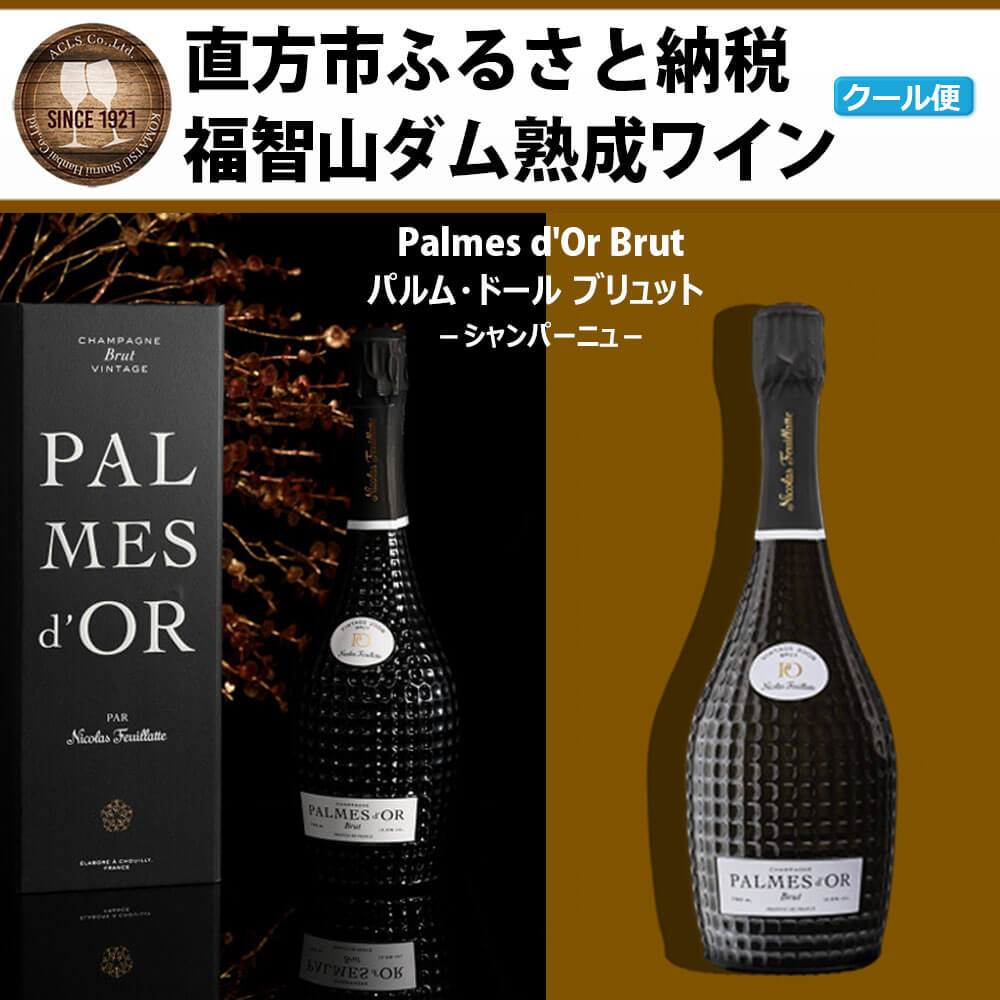 【ふるさと納税】福智山ダム熟成 シャンパン FD309 750ml 1本 二コラ・フィアット パルムドール シャンパーニュ 福岡県 直方市 冷蔵 送料無料 サムネイル2