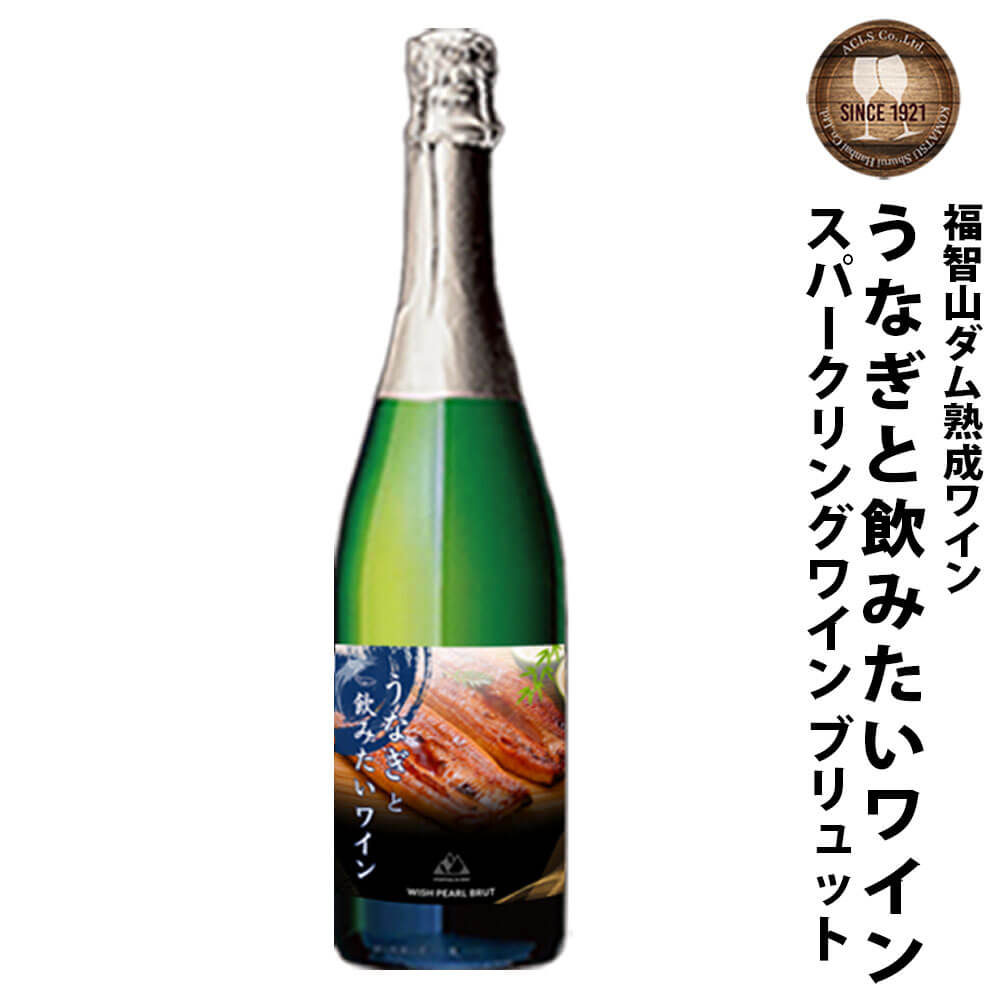 福智山ダム熟成 うなぎと飲みたいスパークリングワイン FD331 750ml×1本 ドイツ ゼクト ウィッシュ・パール・ブリュット スパークリングワイン ワイン お酒 アルコール 福岡県 直方市 常温 送料無料