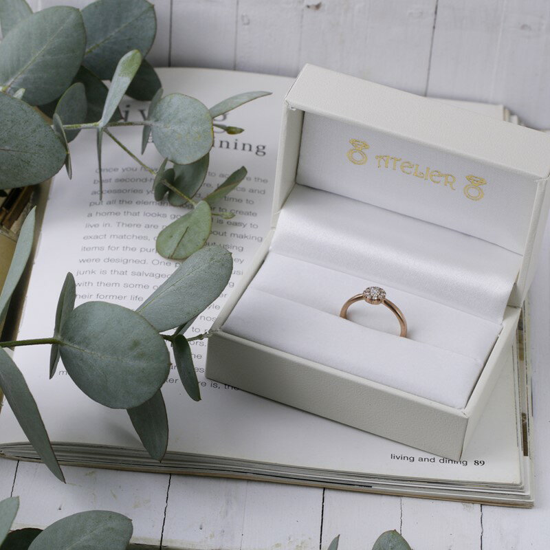 【ふるさと納税】結ピンクゴールド ダイヤモンド0.2ct【N69-001】 サムネイル3