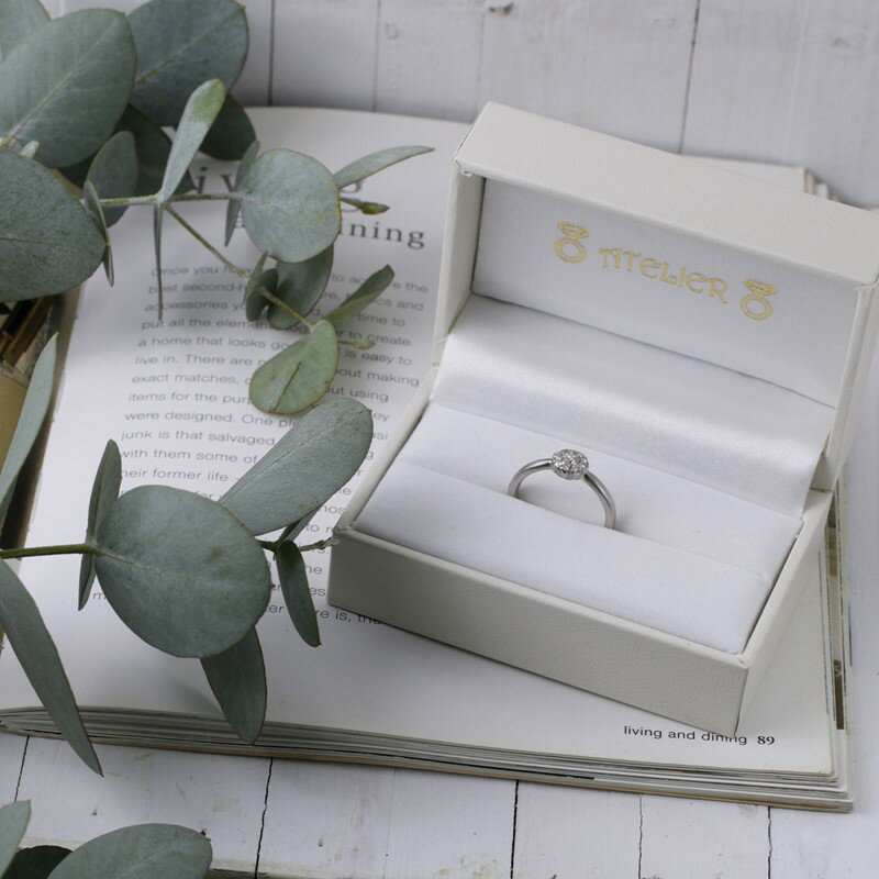 【ふるさと納税】結ハードプラチナ ダイヤモンド0.2ct【M62-003】 サムネイル3