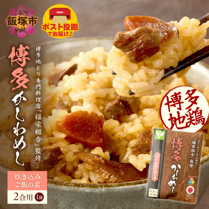 ＼ポスト投函／炊き込みご飯の素 博多かしわめし 2-3人前 (2合用 109g)【Z3-049】