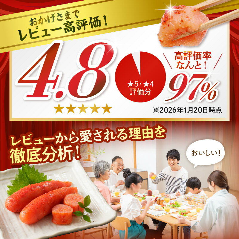 【ふるさと納税】博多まるきた水産 辛子明太子(切子)約1kg めんたいこ 無着色 1キロ 小分け 自宅用 福岡 辛子 魚卵 安全 成熟 熟成 ピリ辛 明太子 無着色 ボリューム 海鮮 ご飯のお供【A5-389】 - 画像2