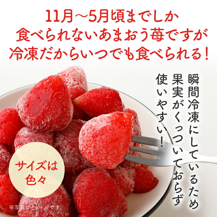 【ふるさと納税】福岡県産【博多冷凍あまおう】 量を選べる 2kg 1kg 産地直送 産直 朝採れ 朝採り 新鮮 瞬間冷凍 いちご イチゴ 苺 お取り寄せグルメ お取り寄せ 福岡 お土産 九州 福岡土産 取り寄せ グルメ 福岡県 ※北海道・沖縄・離島は配送不可 サムネイル3
