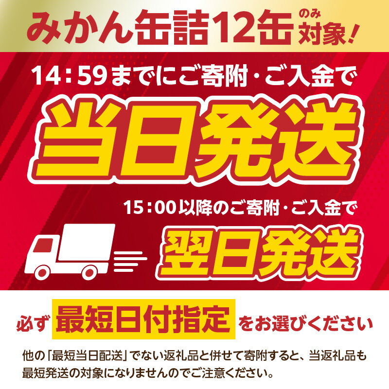 【ふるさと納税】【レビュー高評価！4.7以上】【訳あり】 もったいな果シリーズ みかん 缶詰 5号缶 選べる内容量(12缶・24缶) セット 日付指定 最強配送 翌日配送 最強翌日配送 国産 デザート ミカン 保存食 非常食 防災 備蓄食 フルーツ - 画像2