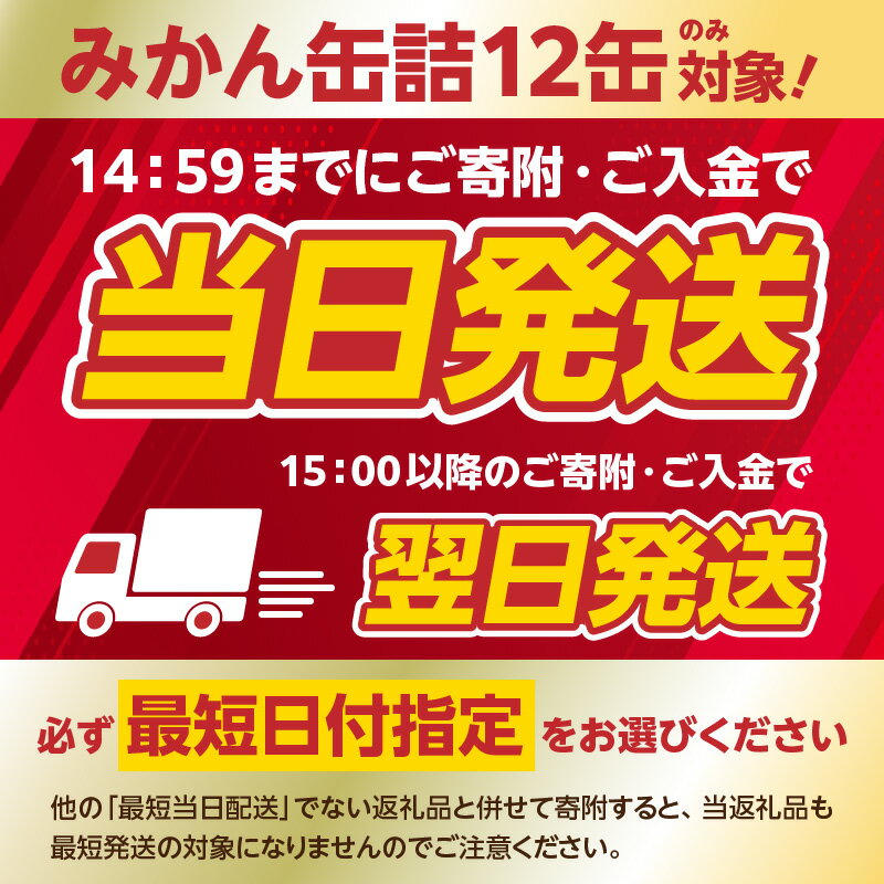 【ふるさと納税】【レビュー高評価！4.7以上】【訳あり】 もったいな果シリーズ みかん 缶詰 5号缶 選べる内容量(12缶・24缶) セット 最強配送 翌日配送 最強翌日配送 国産 デザート 温州みかん ミカン 保存食 非常食 防災 備蓄食 フルーツ 身割れ サムネイル2