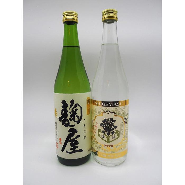 【純吟麹屋・大吟酒粕焼酎】720mlセット 酒 お酒 日本酒 焼酎