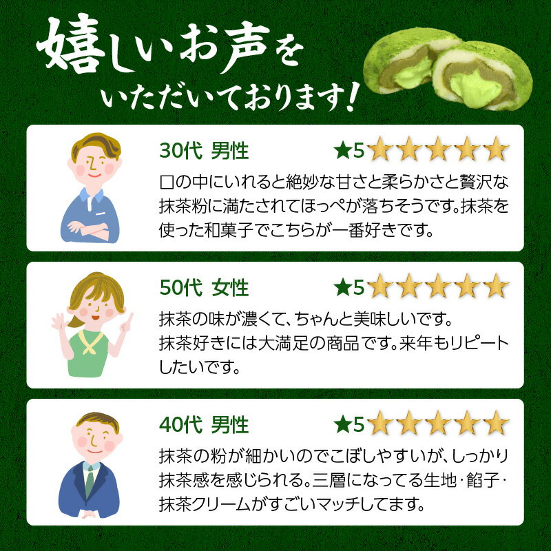 【ふるさと納税】【TVで紹介！】抹茶生大福「茶々一福」 和菓子 スイーツ 生だいふく 生クリーム お餅 抹茶餡 サムネイル2