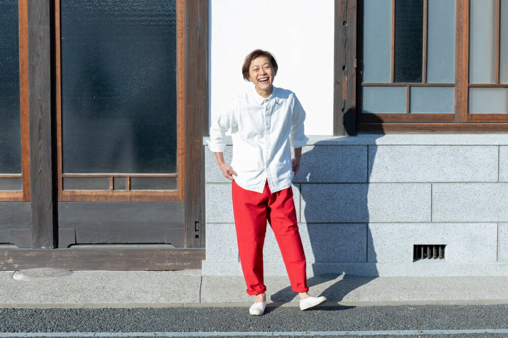 【ふるさと納税】Farmers’ MONPE Muji 伝統色 モンペ 久留米絣 サムネイル2