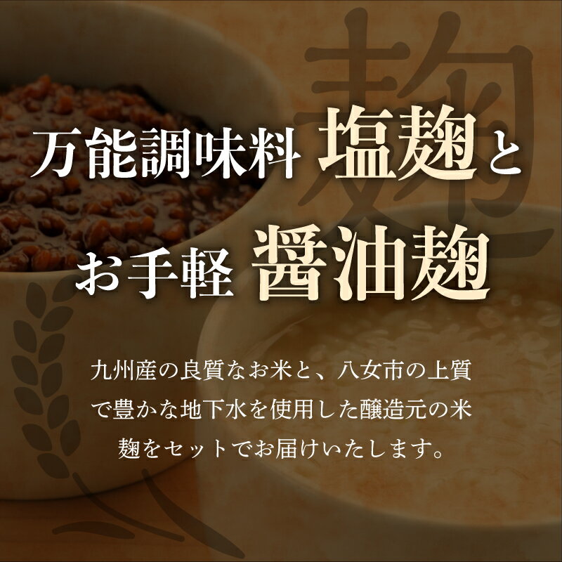 【ふるさと納税】 ＜江崎酢醸造元＞醸造元の塩麹・醤油麹4本セット（各2本） 調味料 お醤油 麹 塩こうじ 万能調味料 発酵食品 料理 腸活 健康 セット サムネイル2
