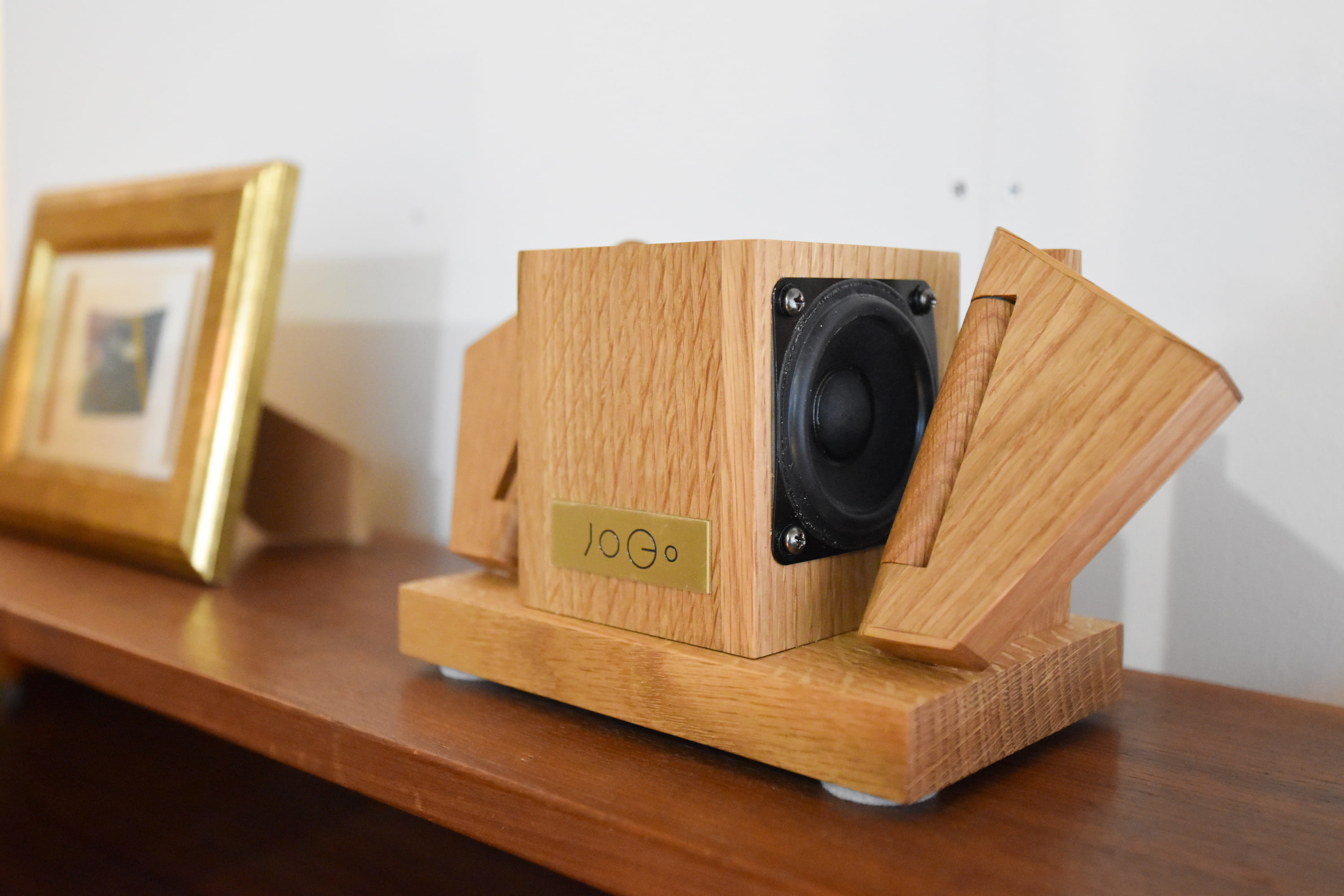 【ふるさと納税】【コンパクトモデル】本格木製スピーカー - canary - 木製 小型 サウンド 音楽 家具職人 家具 家電 サムネイル2