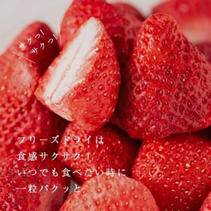 【ふるさと納税】形も味も生のまま！武下さんちの完熟あまおうフリーズドライ 20g×3袋セット 赤いVIPボックスに入れて！ | 果肉 くだもの フルーツ 苺 ストロベリー イチゴ いちご ジャム 人気 おすすめ 送料無料 グルメ お取り寄せ 福岡県 大川市 サムネイル2