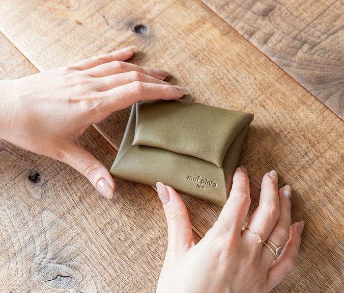 【ふるさと納税】maf pinto (マフ ピント) ミニ財布 コンパクト ウォレット 小銭入れ レザー 本革 日本製【8色展開】 | 雑貨 ファッション 人気 おすすめ 送料無料 サムネイル2