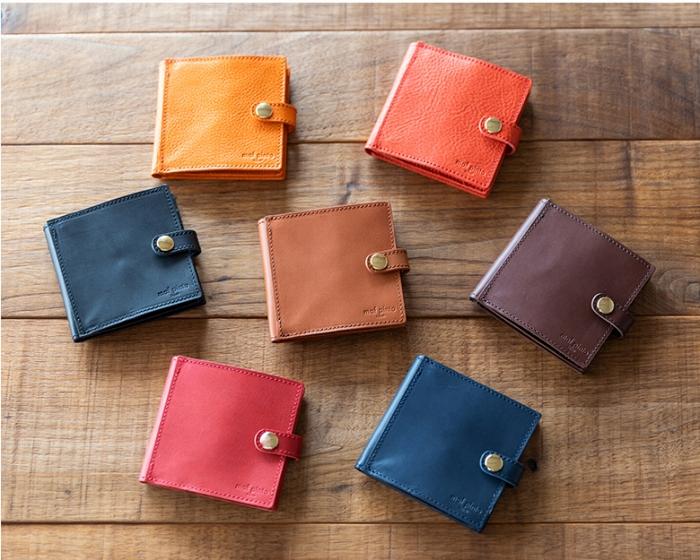 【ふるさと納税】maf pinto (マフ ピント) 二つ折り財布 スナップボタン付き レザー 本革 日本製【全8色】 サムネイル2