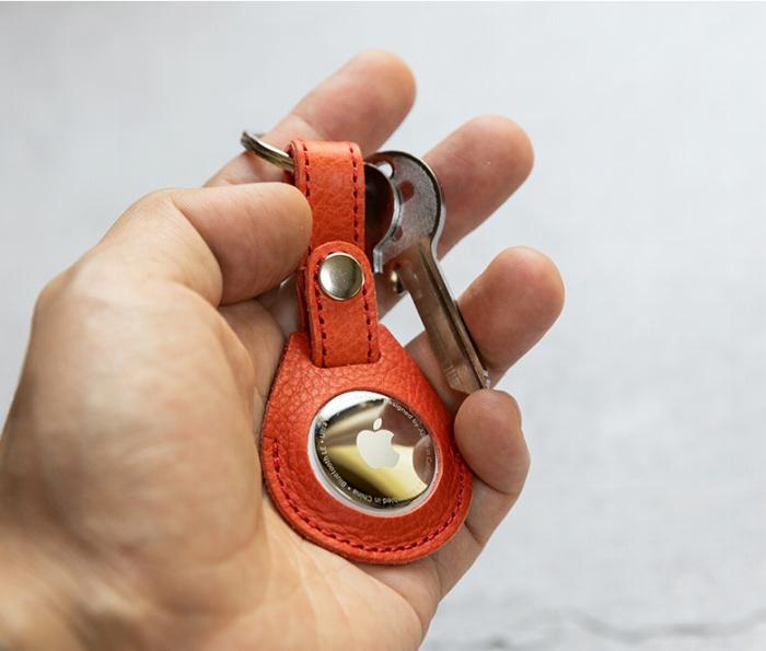 【ふるさと納税】エアタグ用 キーホルダー カバー レザー 本革 キーリング apple airtag 【全12色】 サムネイル2