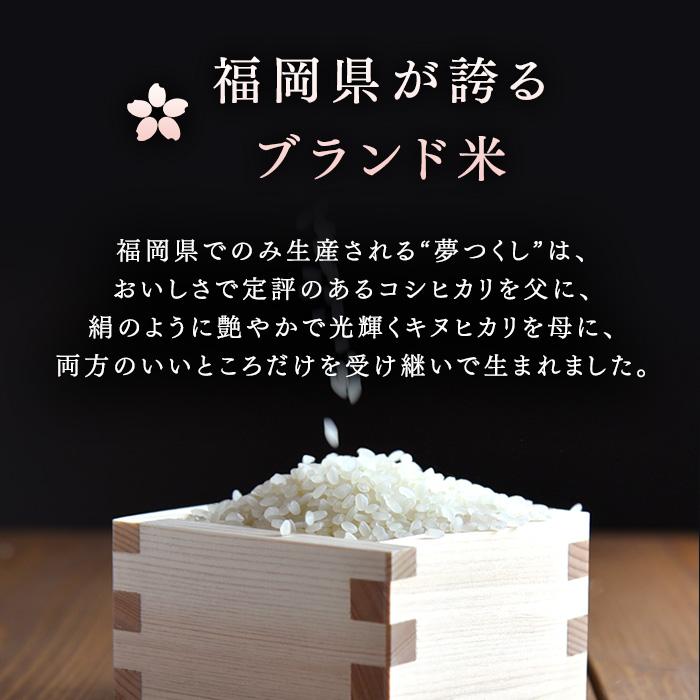 【ふるさと納税】＼9月4日より寄附額改定／ 令和6年産 福岡県産 米 夢つくし 5kg 10kg 15kg | 令和6年 米 お米 こめ 白米 精米 ライス ブランド米 お取り寄せ 美味しい おいしい ご飯 ごはん 料理 調理 人気 おすすめ 小分け ふるさと納税 福岡県 大川市 サムネイル2