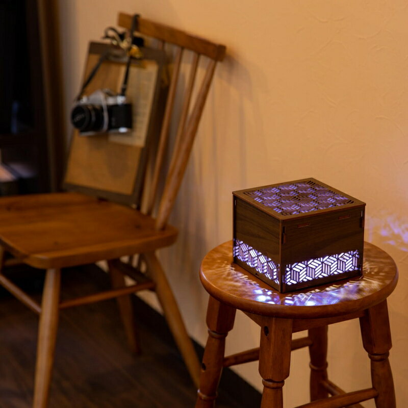 【ふるさと納税】fuie 行灯パーソナル(KAME) 光触媒 除菌 消臭 行灯 あんどん ライト インテリア おしゃれ 送料無料【027-0008】 サムネイル2