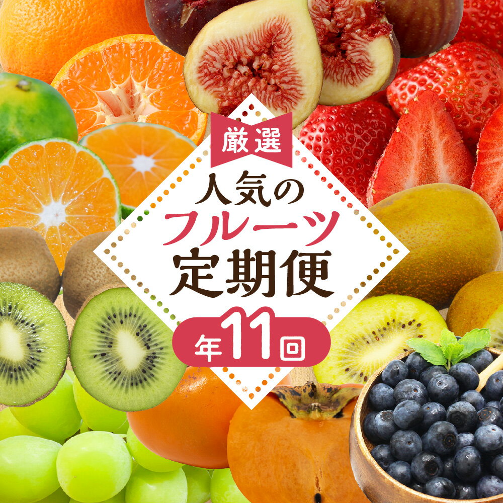 【定期便/年11回】JAむなかた厳選！旬のフルーツ定期便【JAほたるの里】_HB0171 送料無料旬 旬の時期 定期便 おいしい フルーツ 果物 お土産 美味しい うれしい ボリューム お楽しみ