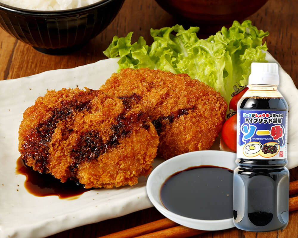 【ふるさと納税】調味料 3種各2本(計6本) 300ml×各2本 合計1800ml ハイブリッド醤油 ソーゆ / ハイブリッドだし コンだし / 太宰府 無添加 うめぽんず 醤油 ソース 出汁 コンソメ ポン酢 詰め合せ セット 送料無料 サムネイル2