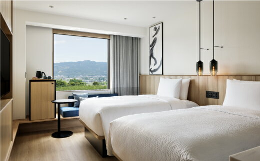 【ふるさと納税】【1泊2名様 食事なし 宿泊券】フェアフィールド・バイ・マリオット・福岡うきは 宿泊券 道の駅ホテル 地域のグルメ 宿泊特化型ホテル 旅行 旅 ホテル 宿泊 送料無料 福岡県 うきは市 - 画像2