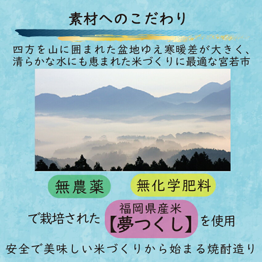 【ふるさと納税】お酒 酒 焼酎 米焼酎 若造43度原酒 福岡 宮若市 送料無料 おすすめ　720ml M12 サムネイル3