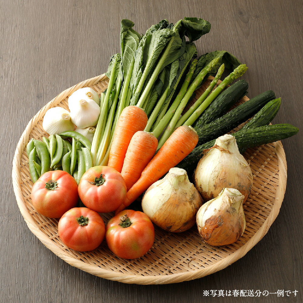 【ふるさと納税】旬を感じるお野菜 定期便 年4回 ほうれん草 スナックエンドウ わらび きゅうり トマト ピーマン 里芋 小松菜 ブロッコリー 白菜 冷蔵 詰め合わせ セット 国産 九州産 福岡産 送料無料 - 画像3