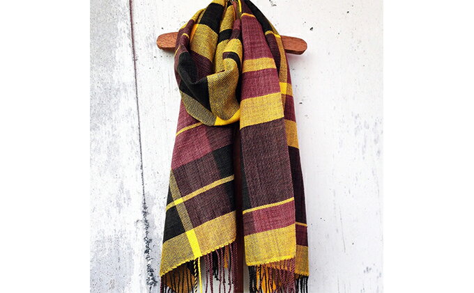 【ふるさと納税】ito to iro 手染め・手織り仕上「ストール」 メリノウール100％ストール【1】 ファッション小物 サムネイル3