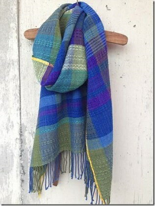 【ふるさと納税】ストール 「ito to iro」手染め 手織り仕上 メリノウール100％ ストール【5】 ファッション小物 おしゃれ ギフト プレゼント 天然素材 春先 お花見 サムネイル2