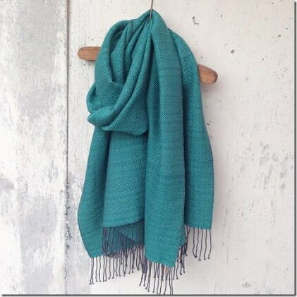 【ふるさと納税】ito to iro 手染め・手織り仕上 シルクウール 網代斜紋 ストール【A】 ファッション小物 サムネイル2