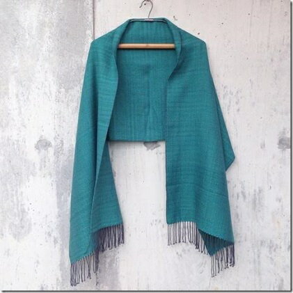 【ふるさと納税】ito to iro 手染め・手織り仕上 シルクウール 網代斜紋 ストール【A】 ファッション小物 サムネイル3