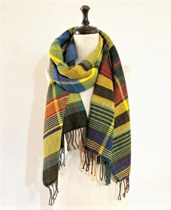 【ふるさと納税】ito to iro 手染め・手織り仕上「ストール」メリノウール100%（B) ファッション小物 サムネイル2