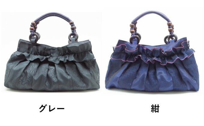 【ふるさと納税】畳縁 フリル付き バッグ ファッション かばん トートバッグ 手提げ サムネイル2