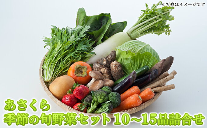 【ふるさと納税】野菜セット おまかせ 10～15種 旬 朝倉市産 着日指定不可 配送不可 離島 詰合せ - 画像2