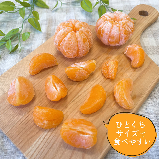 【ふるさと納税】A214 ひとくち むかん 1.5kg 500g × 3袋 冷凍みかん 冷凍フルーツ ミカン 国産 お風呂あがり デザート スイーツ 天然 無添加 フルーツ シャーベット 詰合せ セット 食品 冷凍 送料無料 サムネイル3